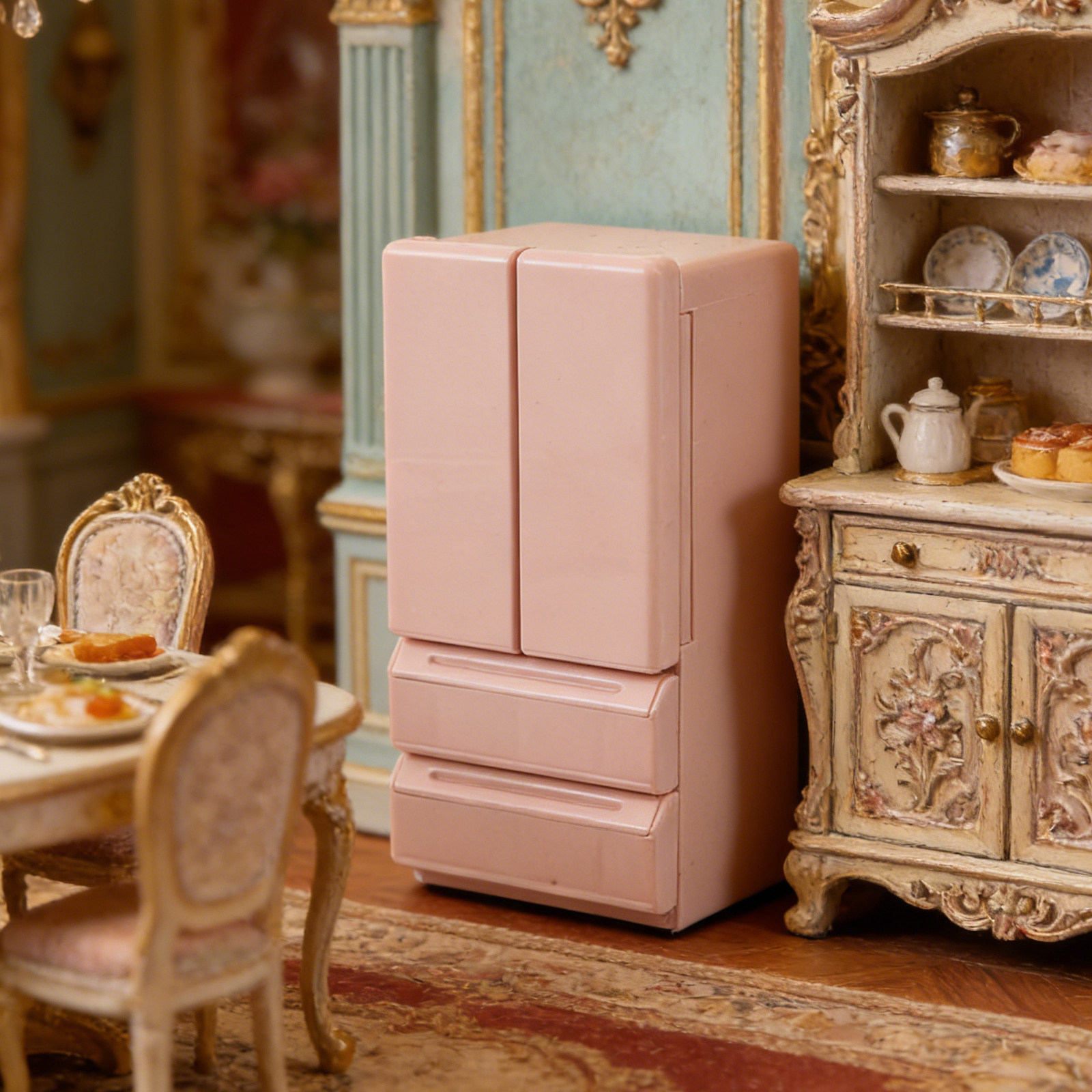 Mini Dollhouse Refrigerator Do – обзор и цена Kitchen Appliances Kids