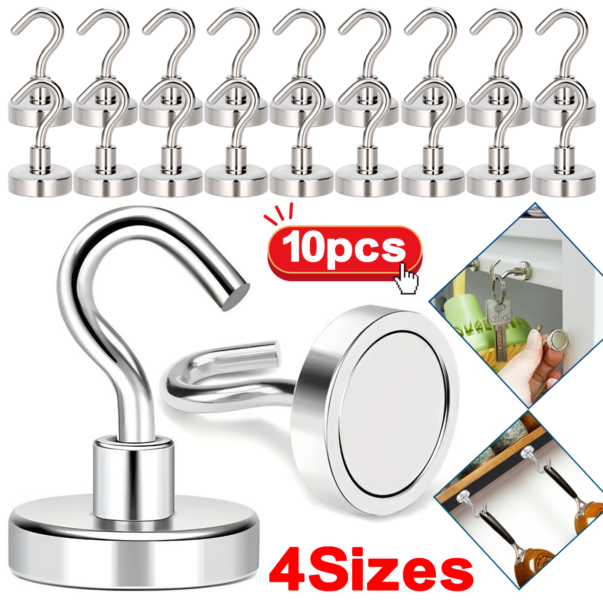 10pcs Premium Stainless Steel  – обзор и цена Kitchen Appliances Holder