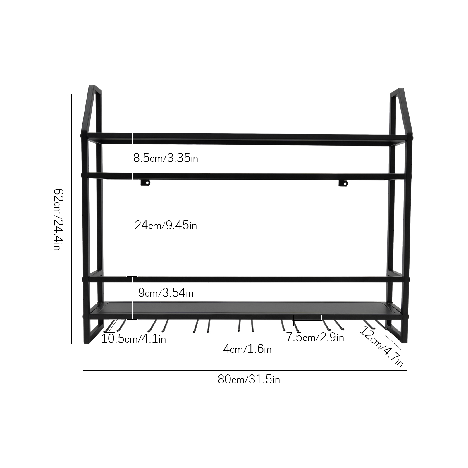 Double-layer Wine Rack Wall-Mo – обзор и цена Kitchen Appliances Holder