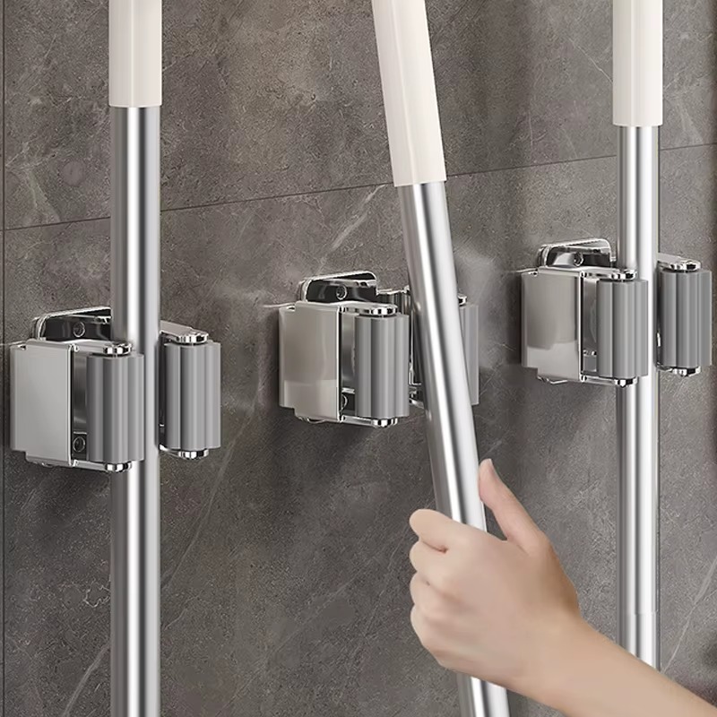 1-10Pcs Mop Broom Holder Wall  – обзор и цена Kitchen Appliances Holder