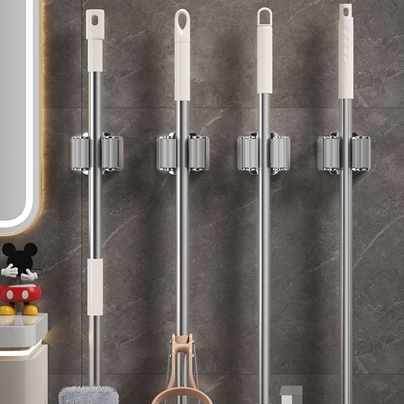1-10Pcs Mop Broom Holder Wall  – обзор и цена Kitchen Appliances Holder