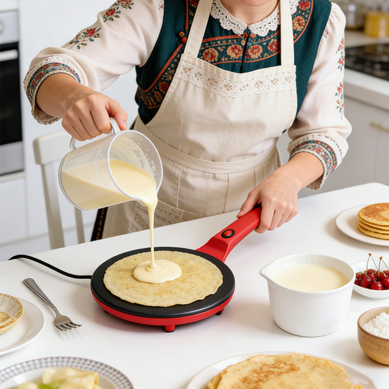 Single-Sided Heating Electric  – обзор и цена Electric Griddle Pancake