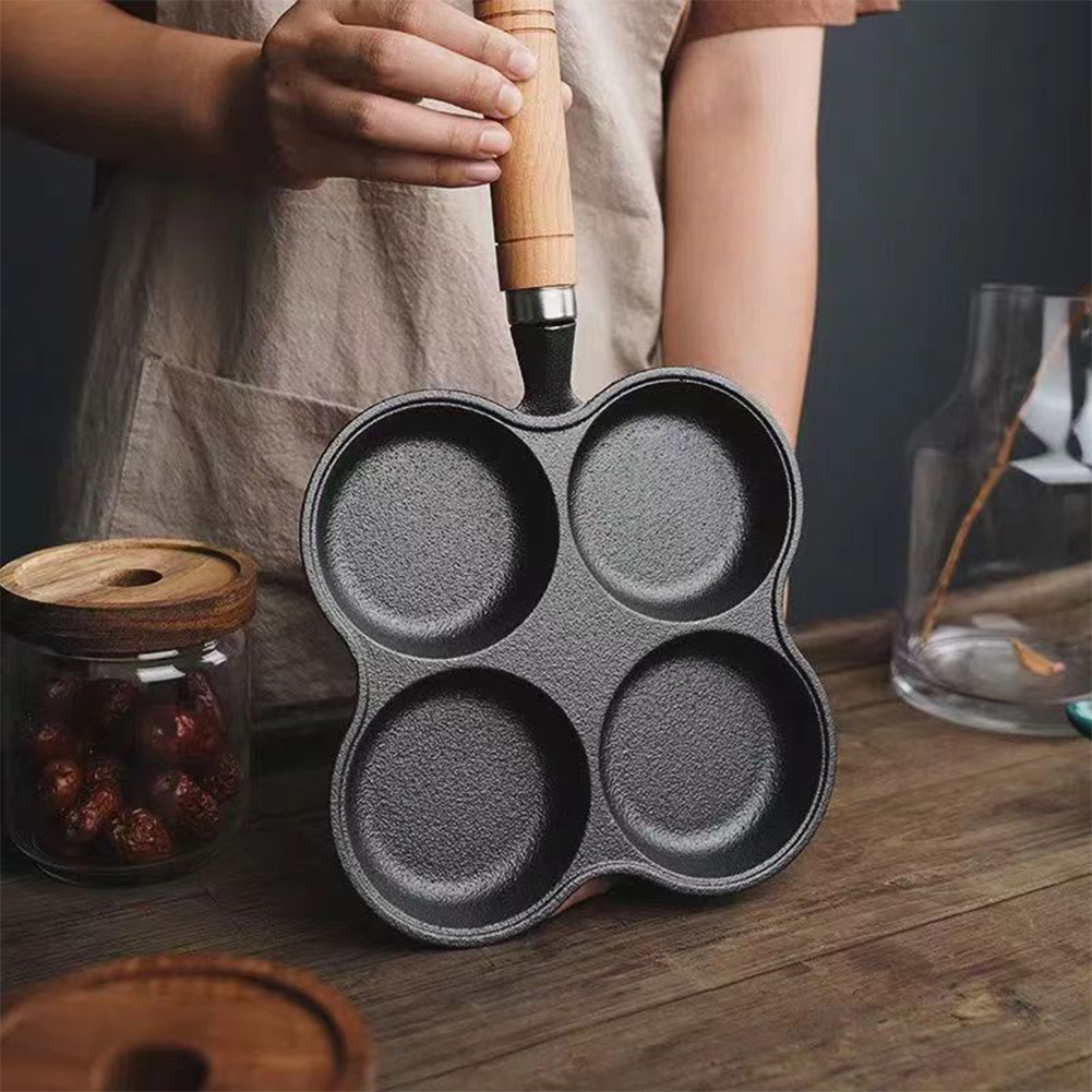 4-Hole Frying Pan Non Stick Br – обзор и цена Electric Griddle Pancake