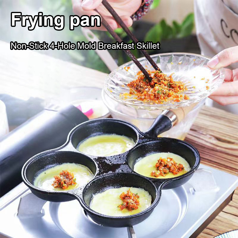 4-Hole Frying Pan Non Stick Br – обзор и цена Electric Griddle Pancake