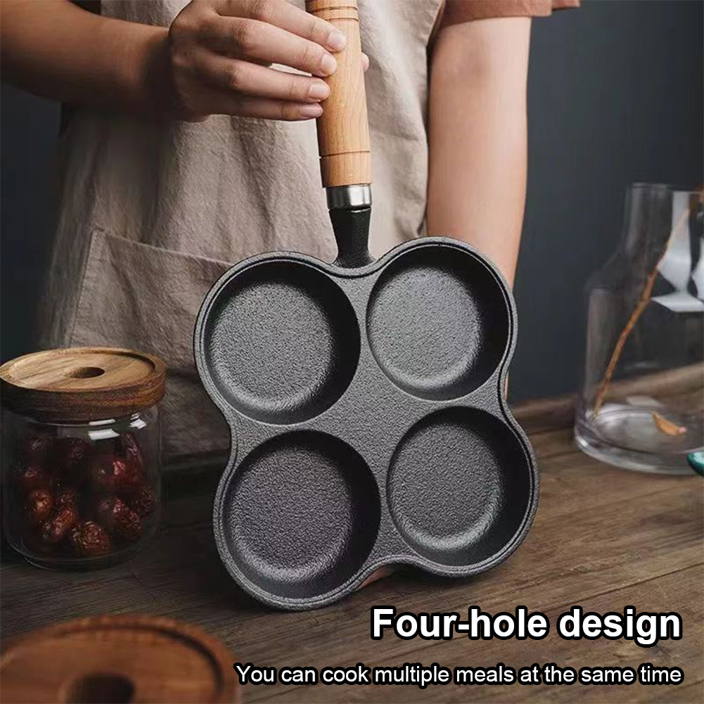 4-Hole Frying Pan Non Stick Br – обзор и цена Electric Griddle Pancake