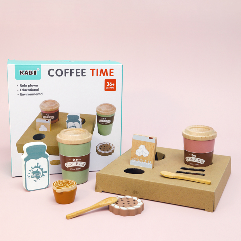 Kids Wooden Coffee Toy Set Tod – обзор и цена Kitchen Appliances Kids
