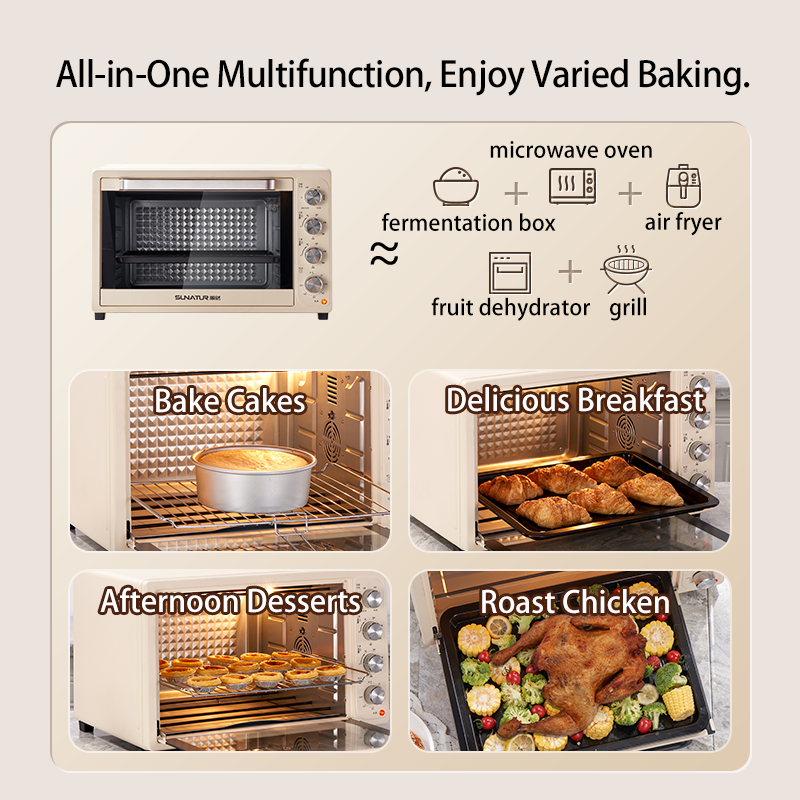 SUNATUR 2200w hot air circulat – обзор и цена Bread Maker Machine