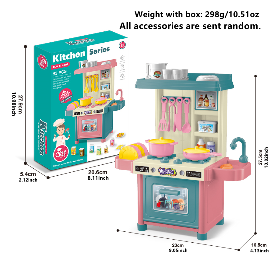 mini 53PCS Pretend Play Kitche – обзор и цена Kitchen Appliances Kids