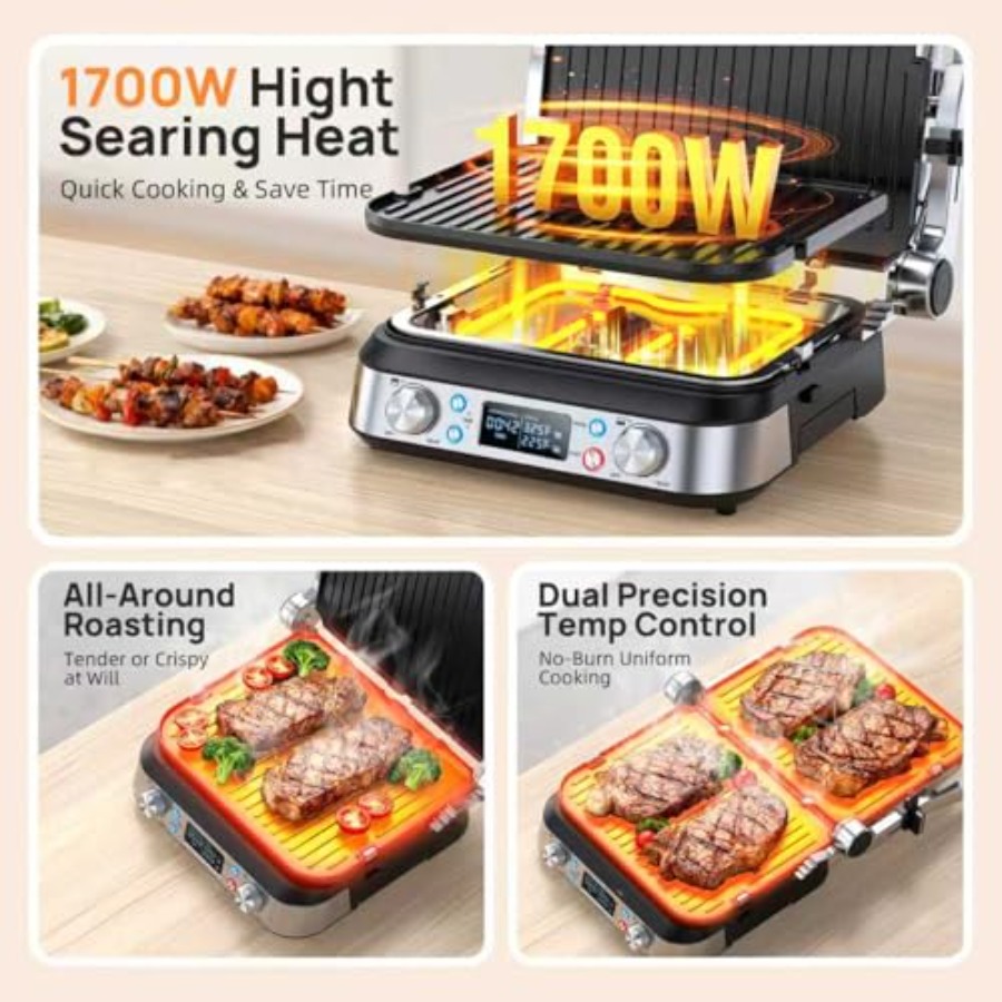 6-in-1 Electric Griddle and In – обзор и цена Electric Griddle Pancake